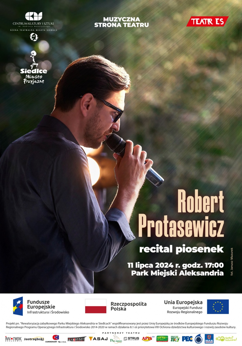 Recital Roberta Protasewicza w Parku Miejskim Aleksandria