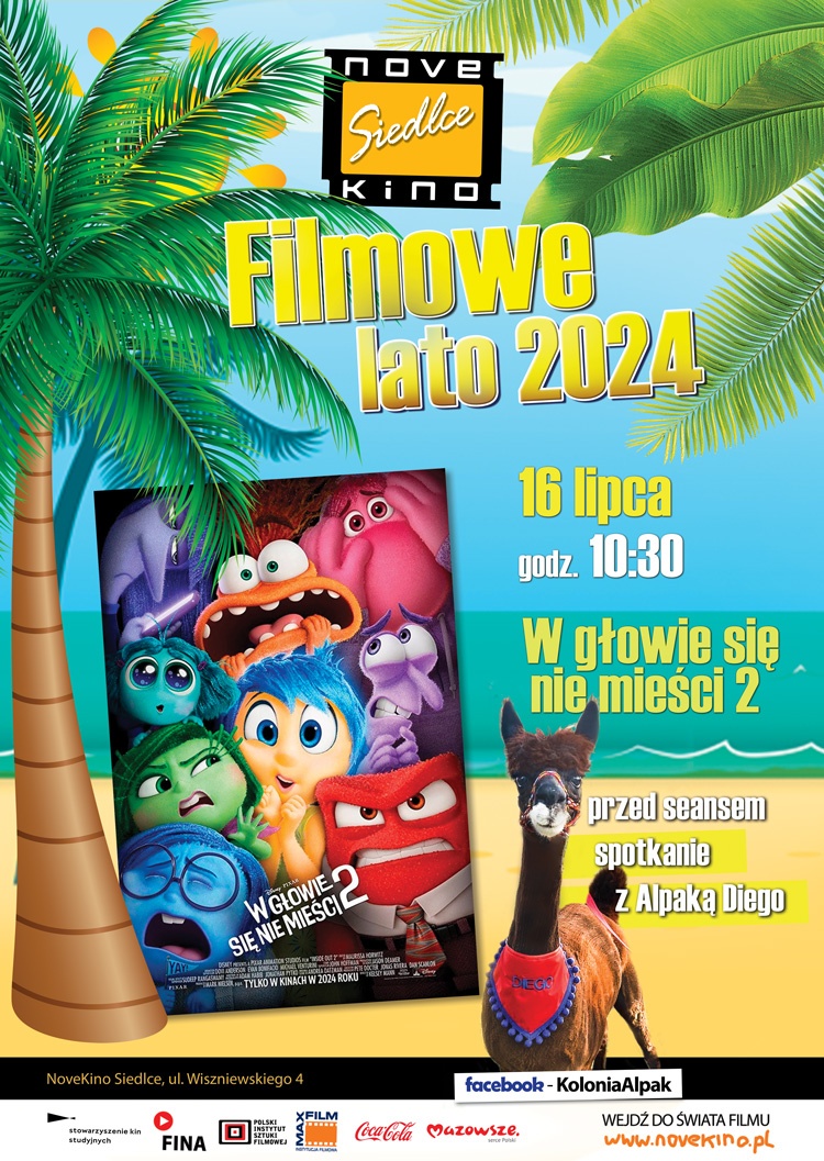 16 lipca o godz. 10:30 Filmowe Lato z Alpaką Diego!