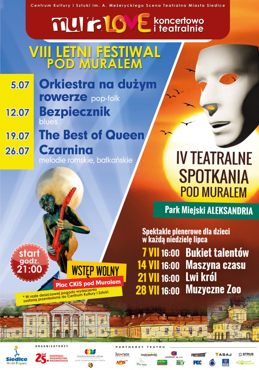 Teatralne spotkania pod muralem