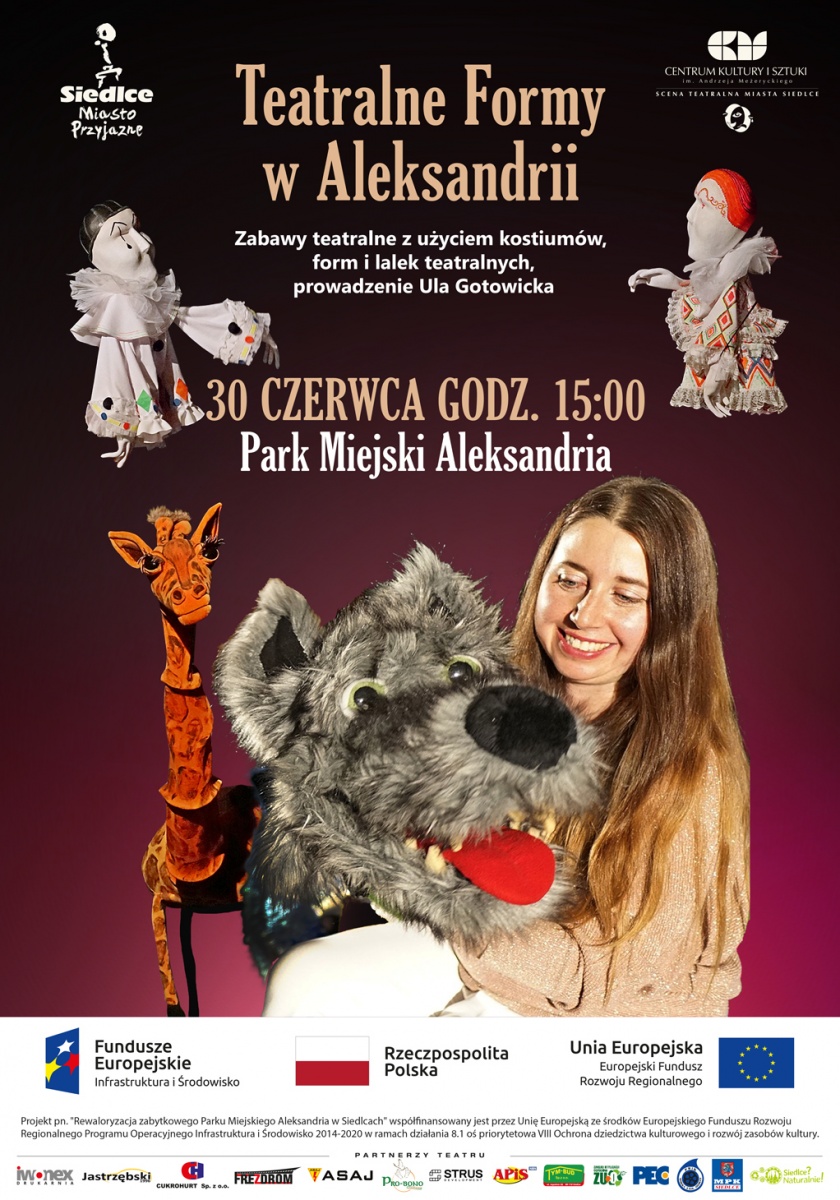 Zabawy teatralne w Parku Aleksandria!