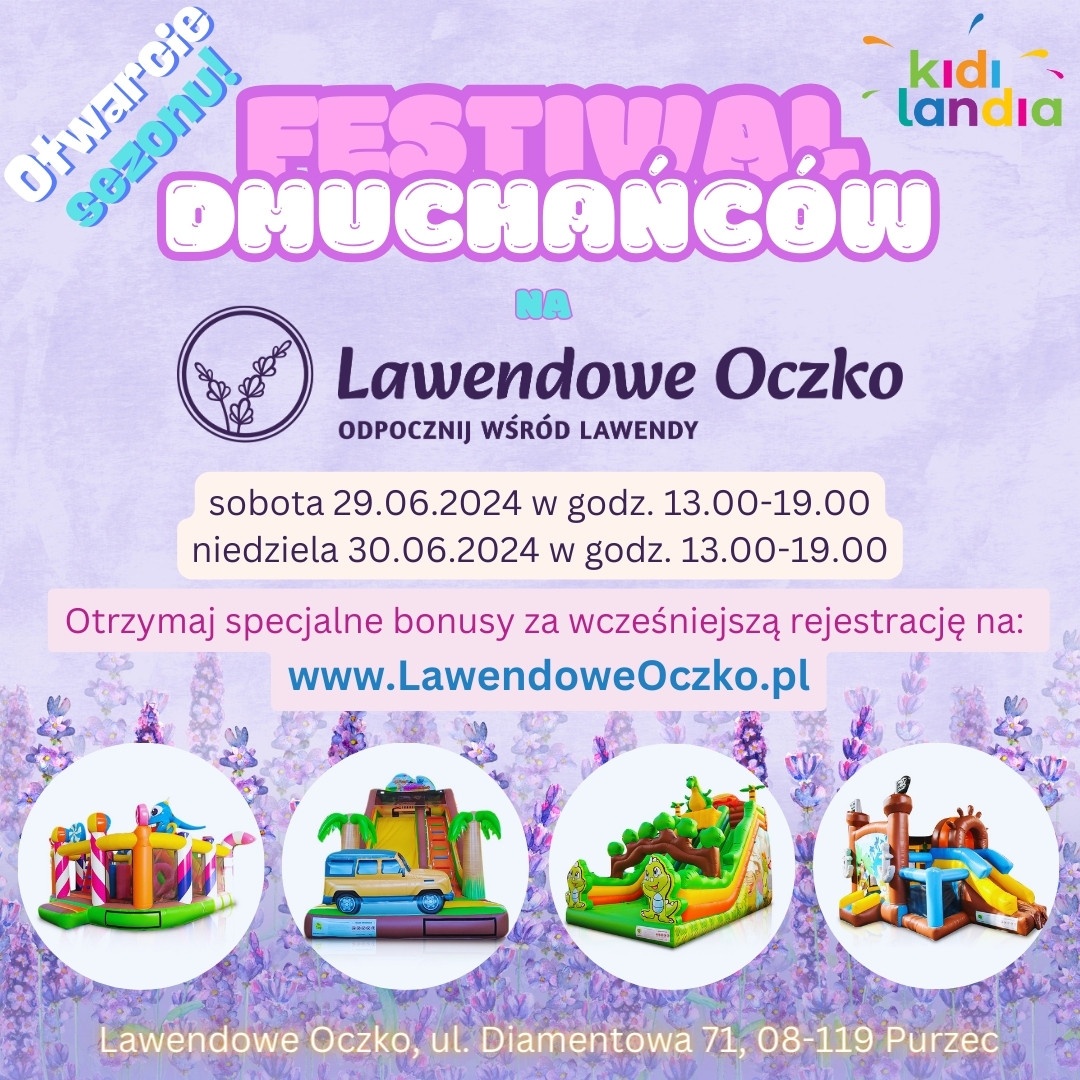Otwarcie sezony na Lawendowym Oczku koło Siedlec!