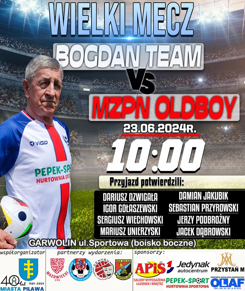 Pożegnalny mecz Bogdana Głąbickiego