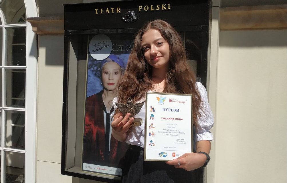 Siedlczanka Zuzanna Duda laureatką ogólnopolskiego konkursu „Ośmiu Wspaniałych”!
