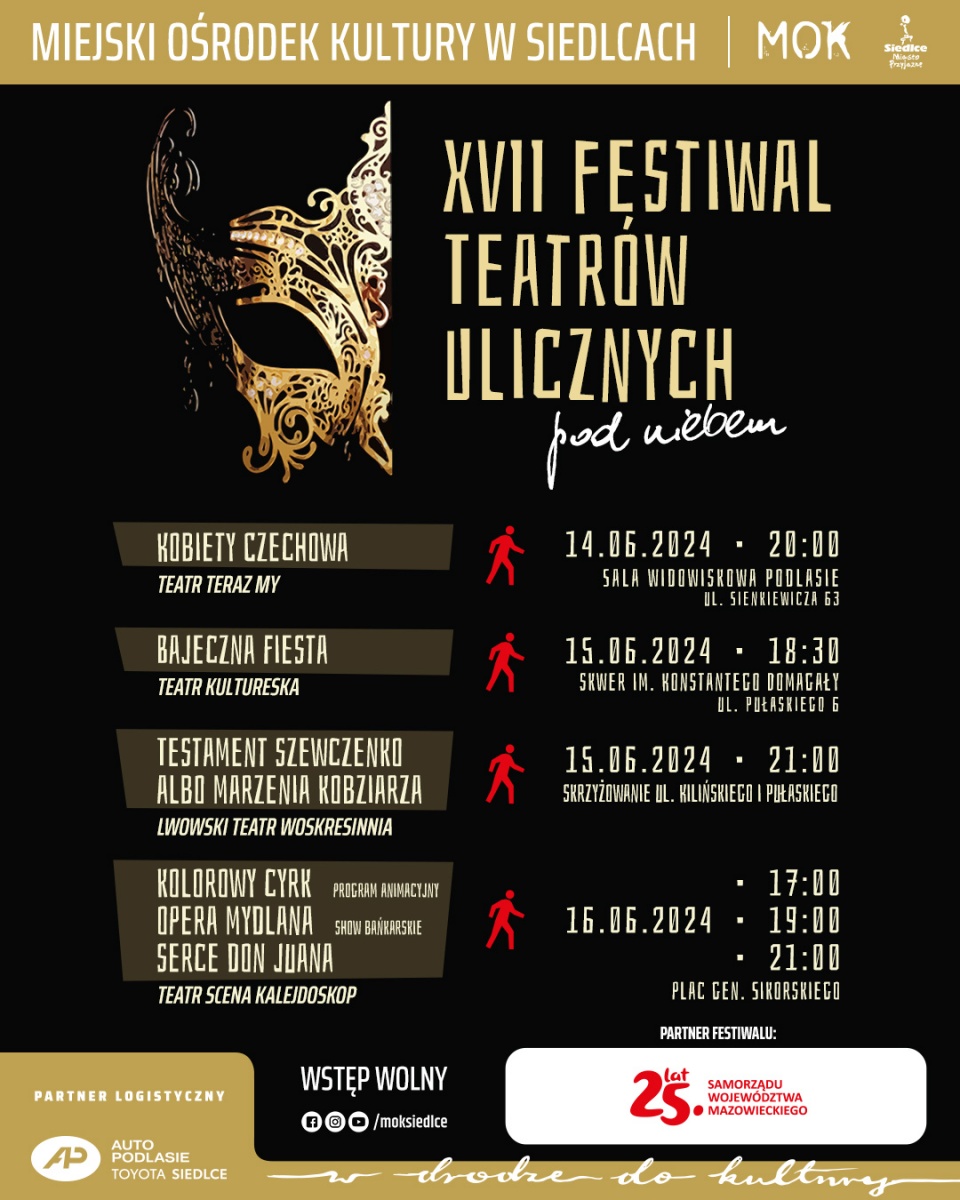 Festiwal Teatrów Ulicznych „pod Niebem” w Siedlcach