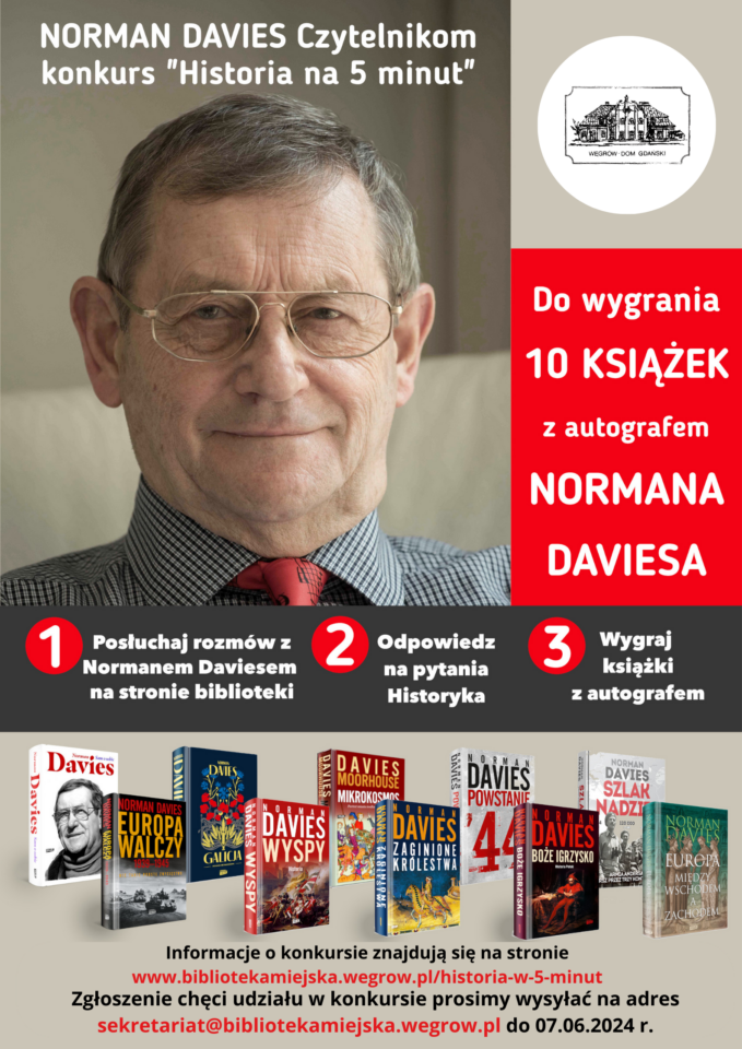 Konkurs „Historia na 5 minut z Normanem Daviesem”