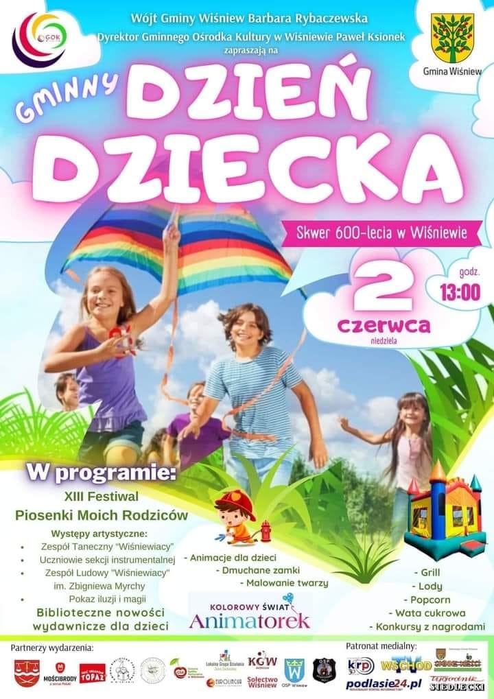 Gminny Dzień Dziecka w Wiśniewie