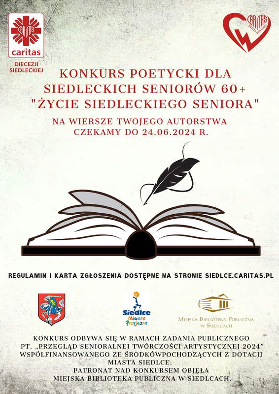 Drogi seniorze! Weź udział w konkursie poetyckim