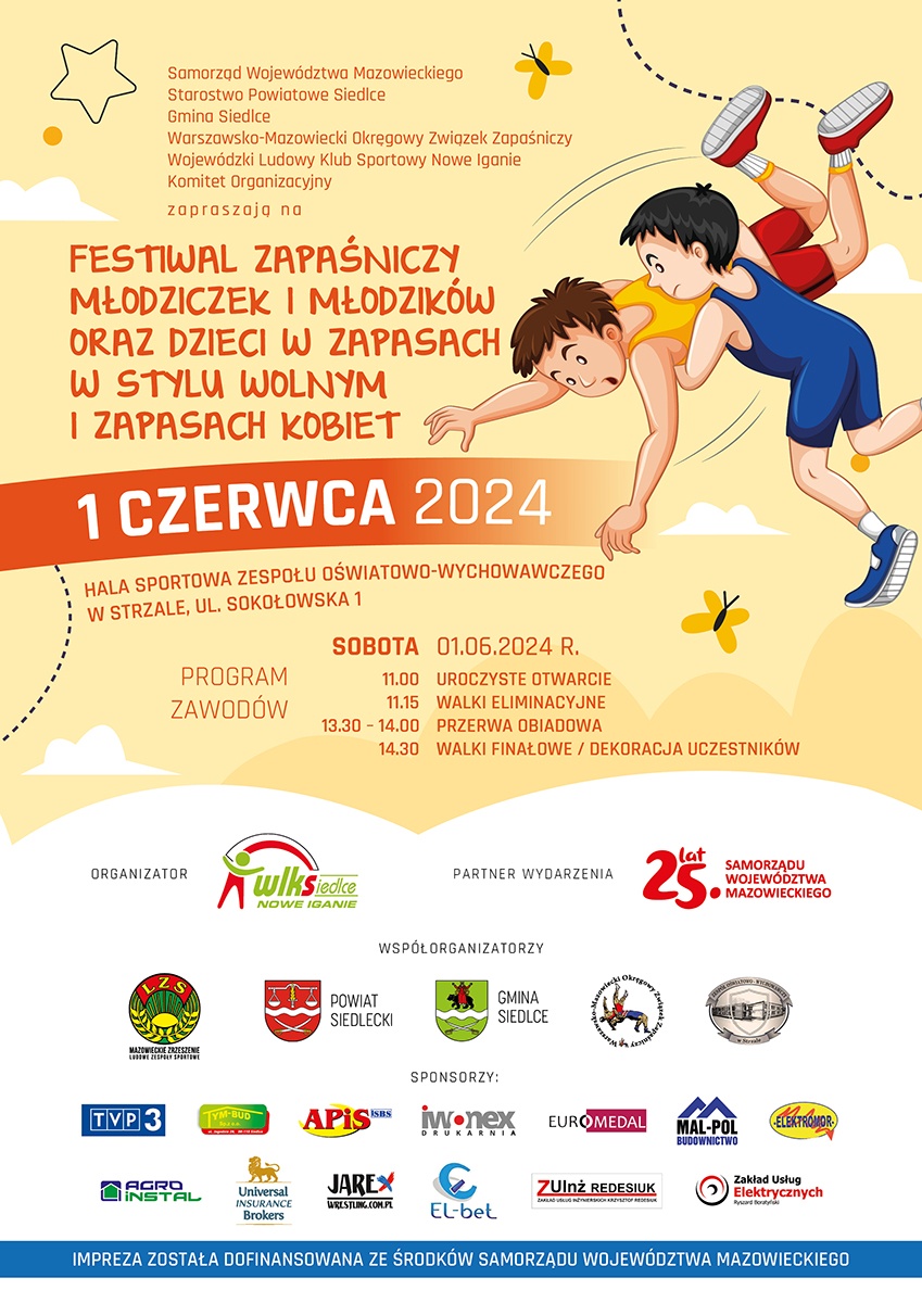 Festiwal zapaśniczy z okazji Dnia Dziecka