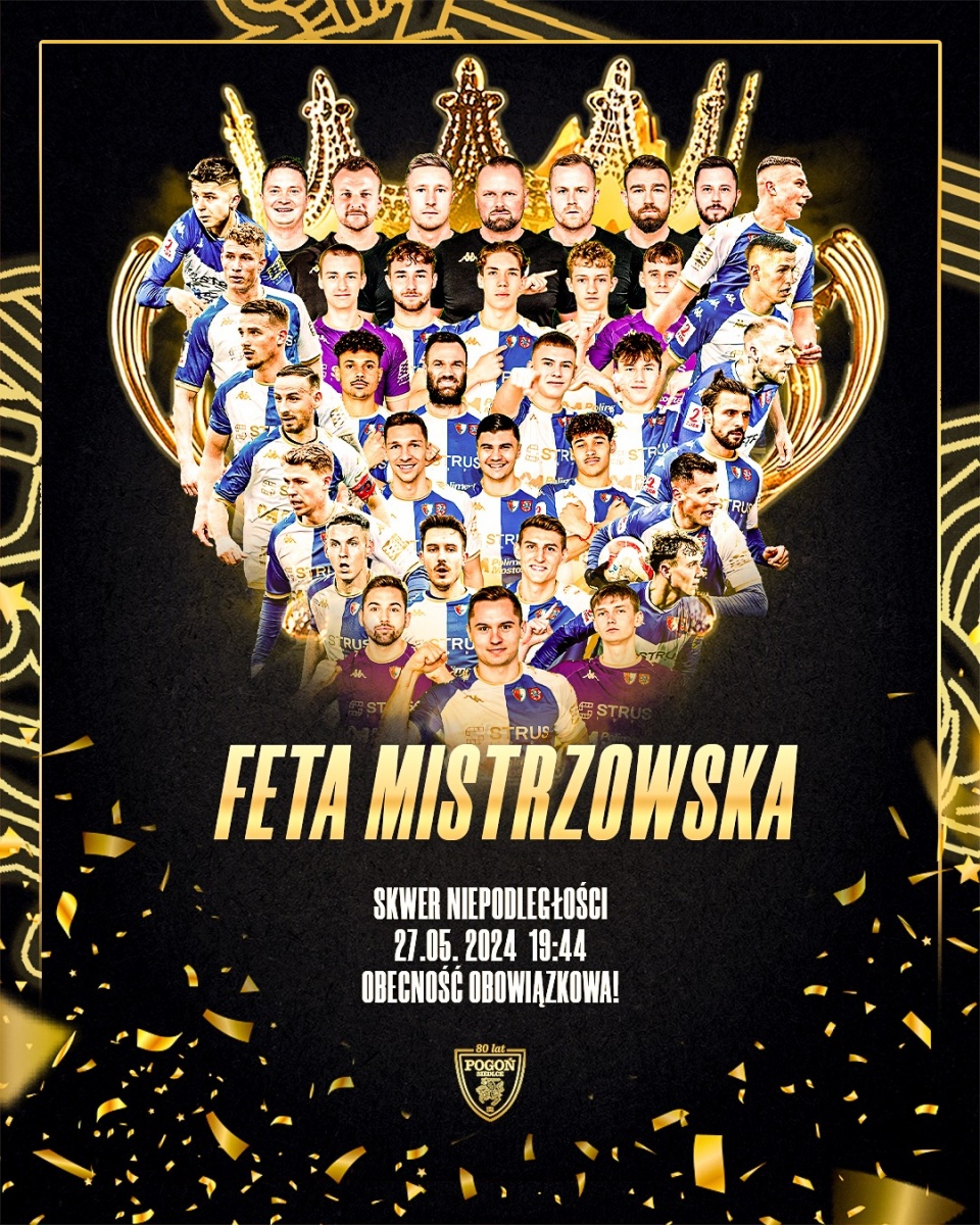 Feta mistrzowska MKP Pogoń Siedlce