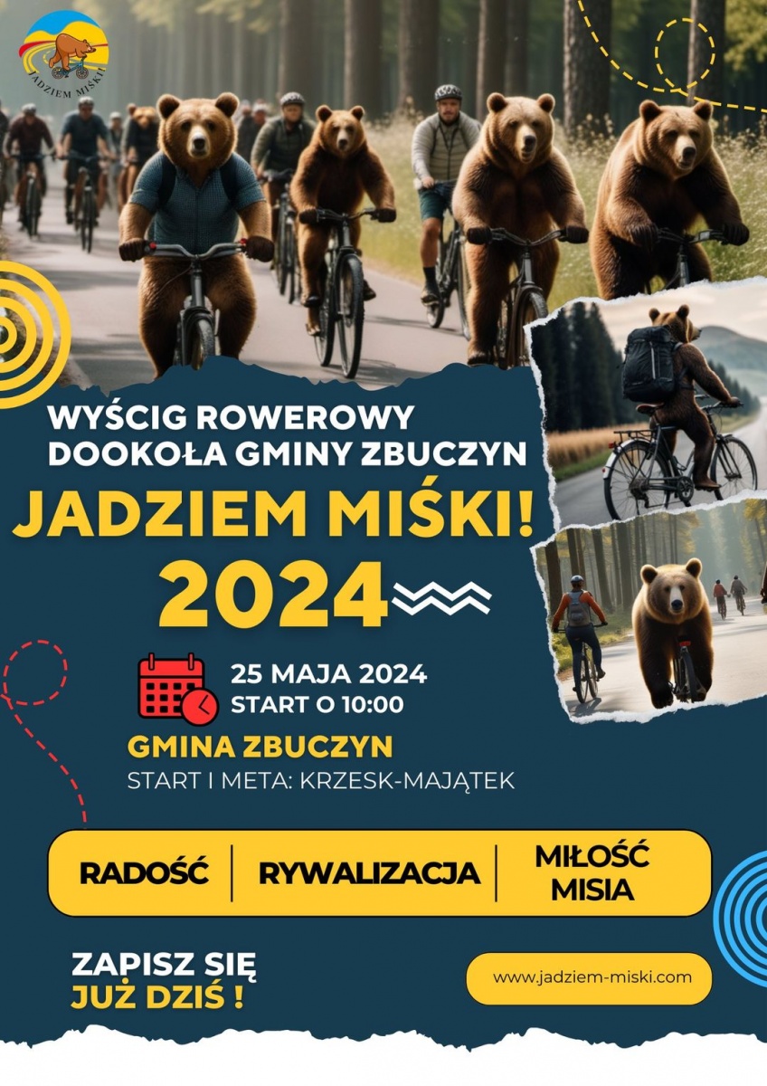 Szosowy Wyścig Rowerowy Dookoła Gminy Zbuczyn „Jadziem Miśki
