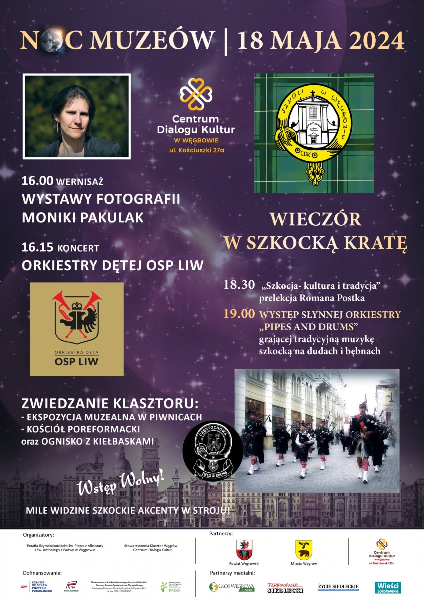 Noc Muzeów w szkocką kratę