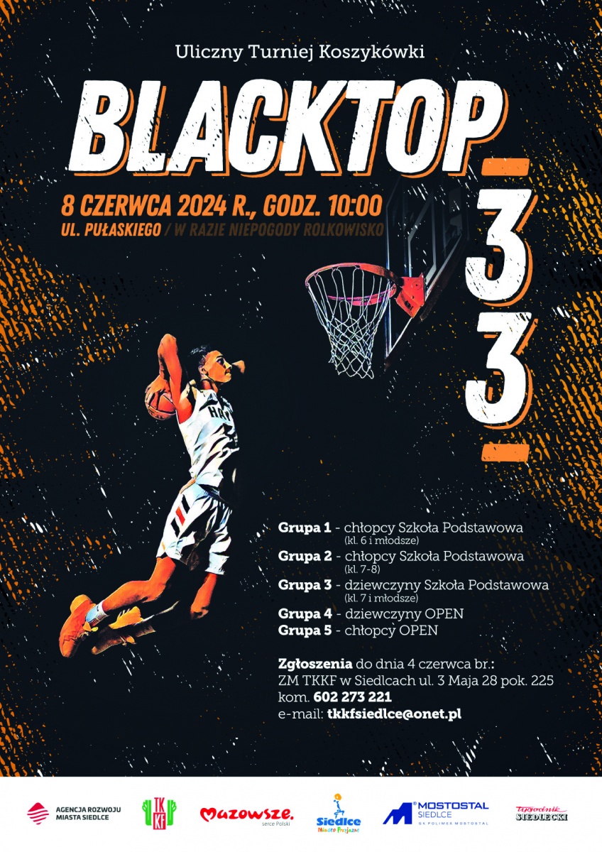 Zgłoś swoją drużynę do ulicznego turnieju koszykówki Blacktop!