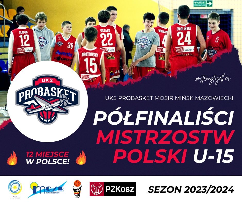 Mińscy koszykarze w najlepszej 12. Mistrzostw Polski