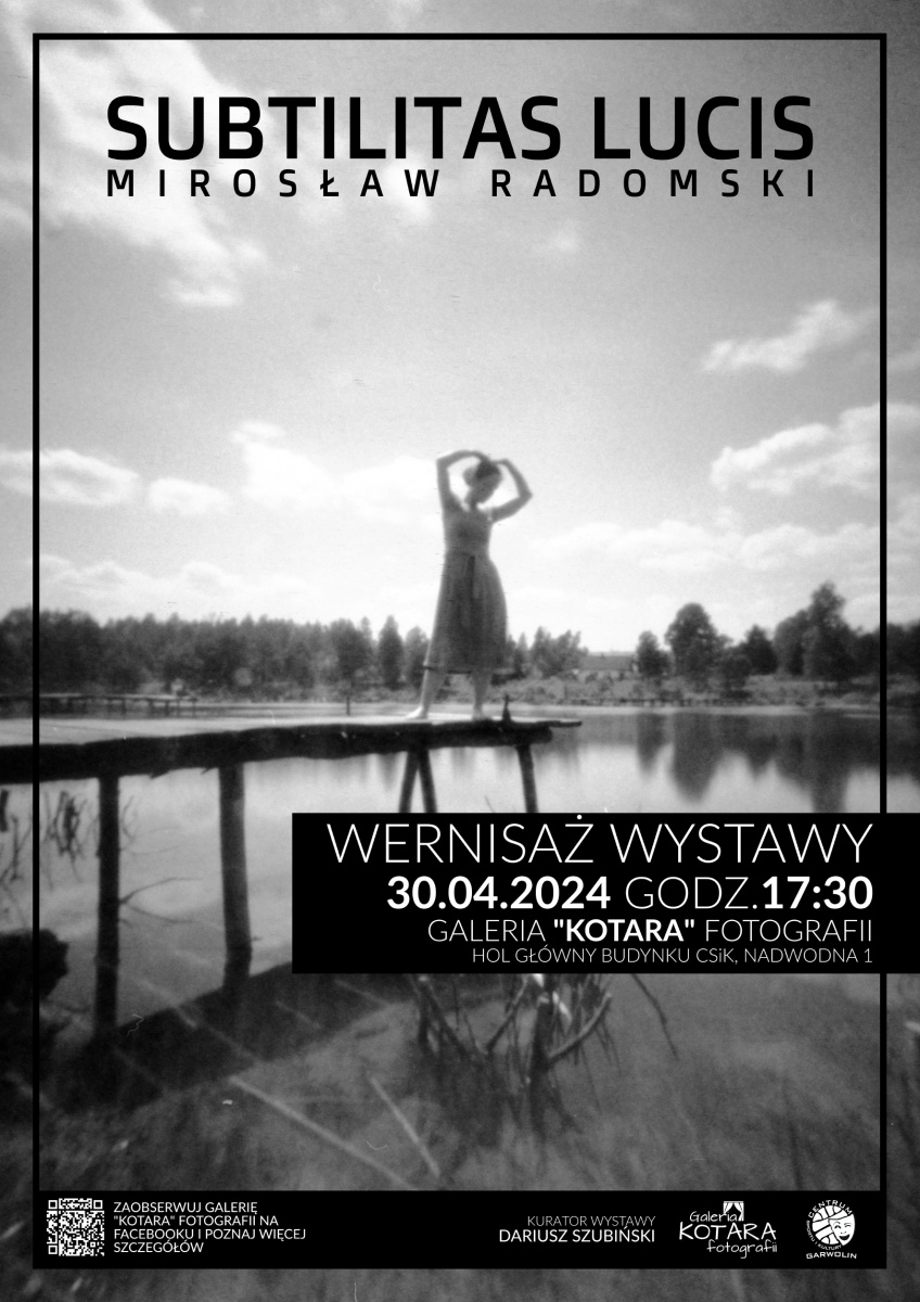 Wernisaż wystawy fotografii otworkowej i fotospacer z Mirosławem Radomskim