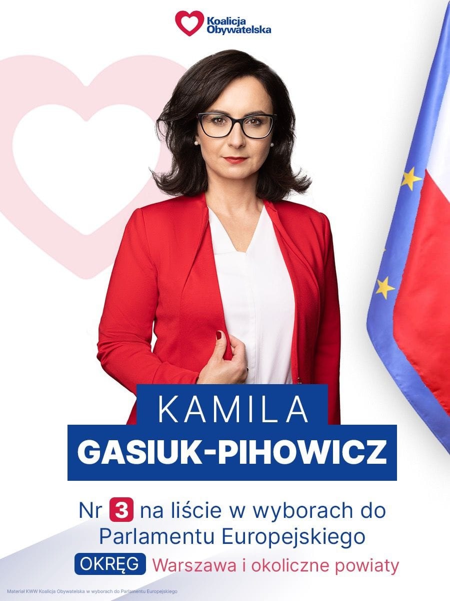 Kamila Gasiuk-Pihowicz też chce do Brukseli