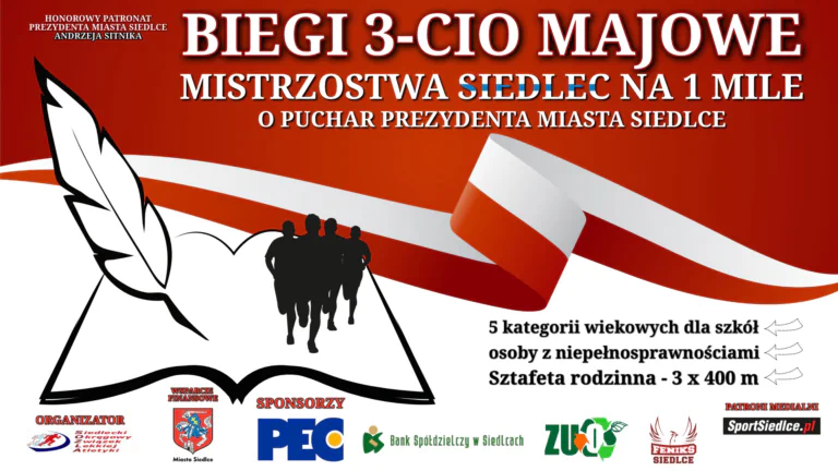 Ruszyły zapisy na Biegi 3-cio Majowe