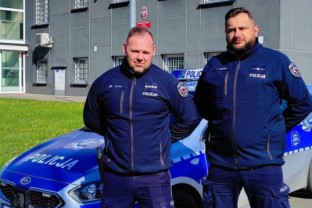 Łosiccy policjanci uratowali życie desperata