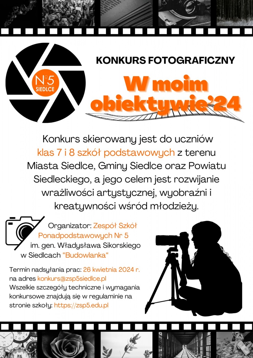 Konkurs fotograficzny - „W moim obiektywie ‘24”