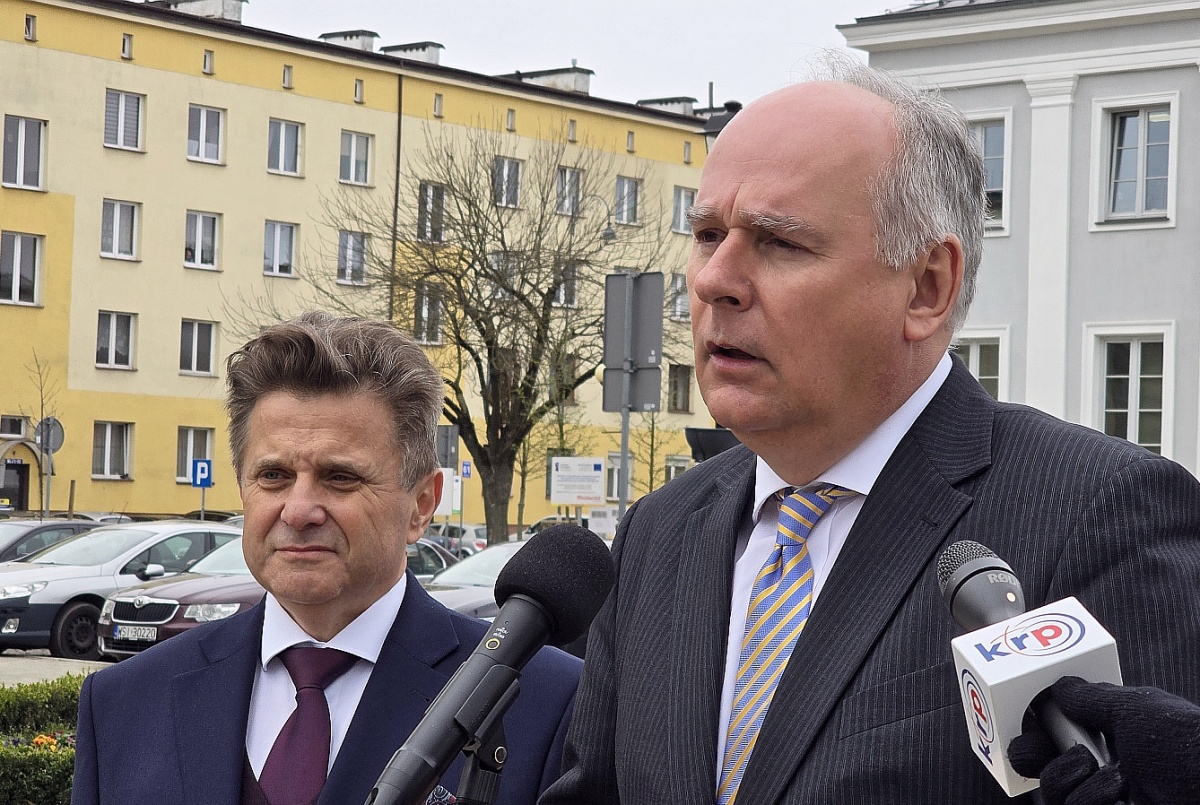 Wiceminister obrony narodowej w Siedlcach