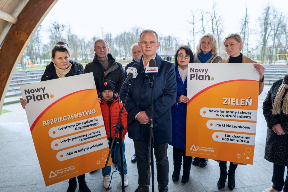 Łuków: Płudowski chce stawiać na zieleń