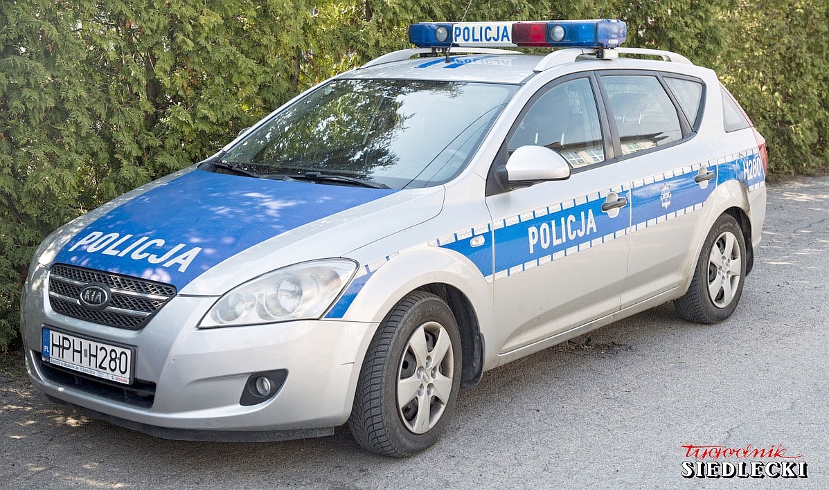 Zbuczyn: kolizja na Siedleckiej