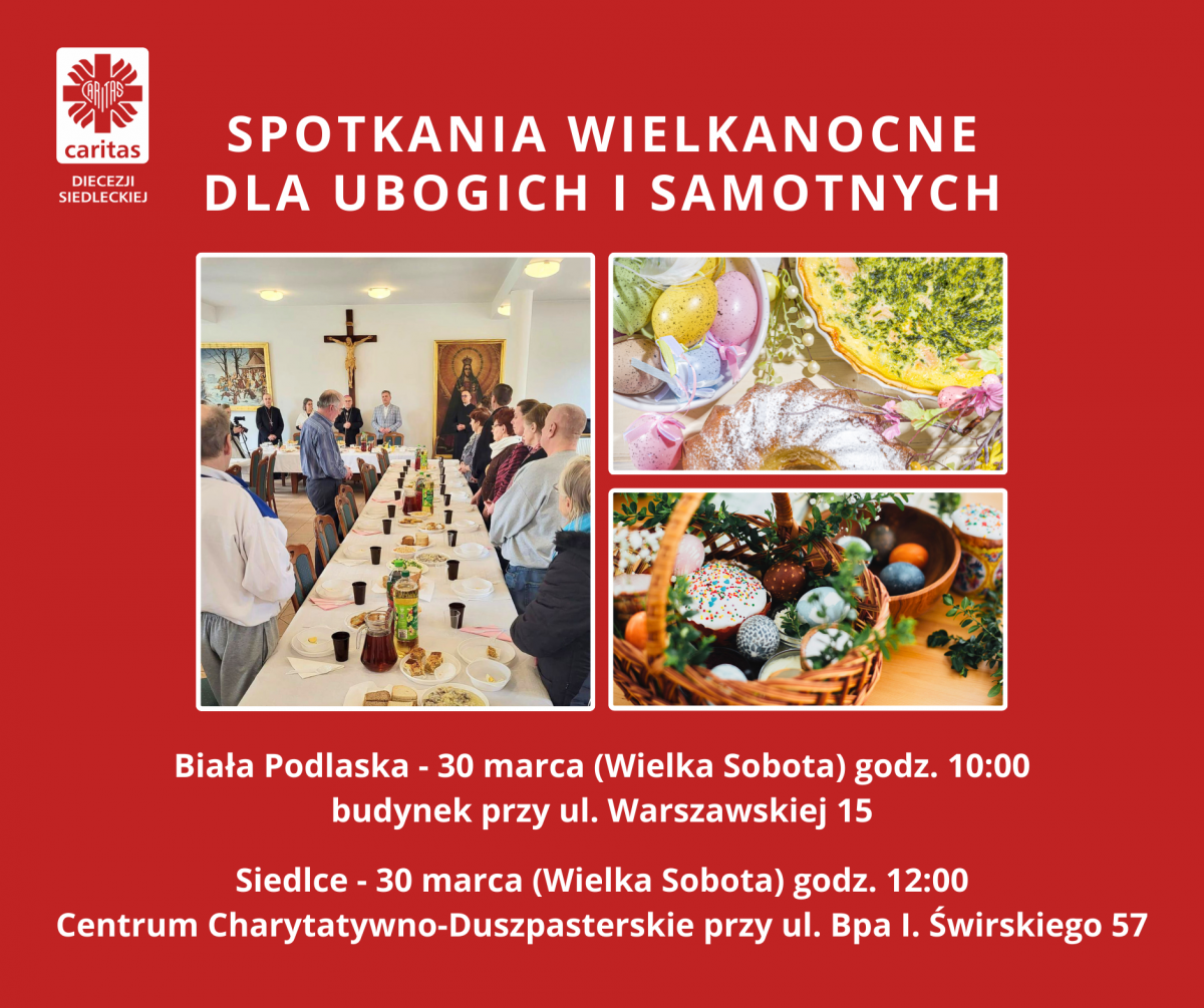  Caritas zaprasza na spotkanie wielkanocne