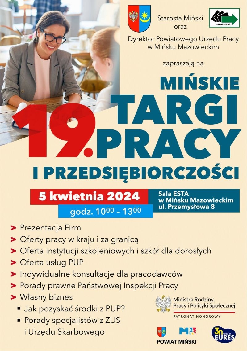 19. Mińskie Targi Pracy i Przedsiębiorczości.