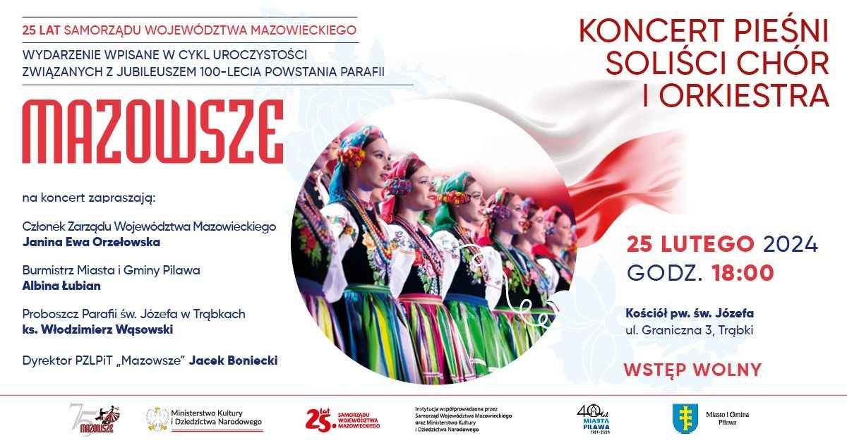 Zespół Pieśi i Tańca Mazowsze na jubileusz