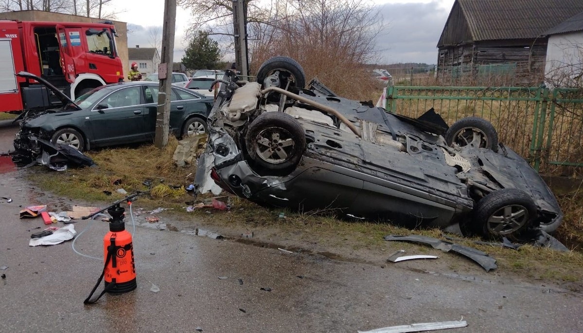 Wypadek w Samorządkach Kolonii