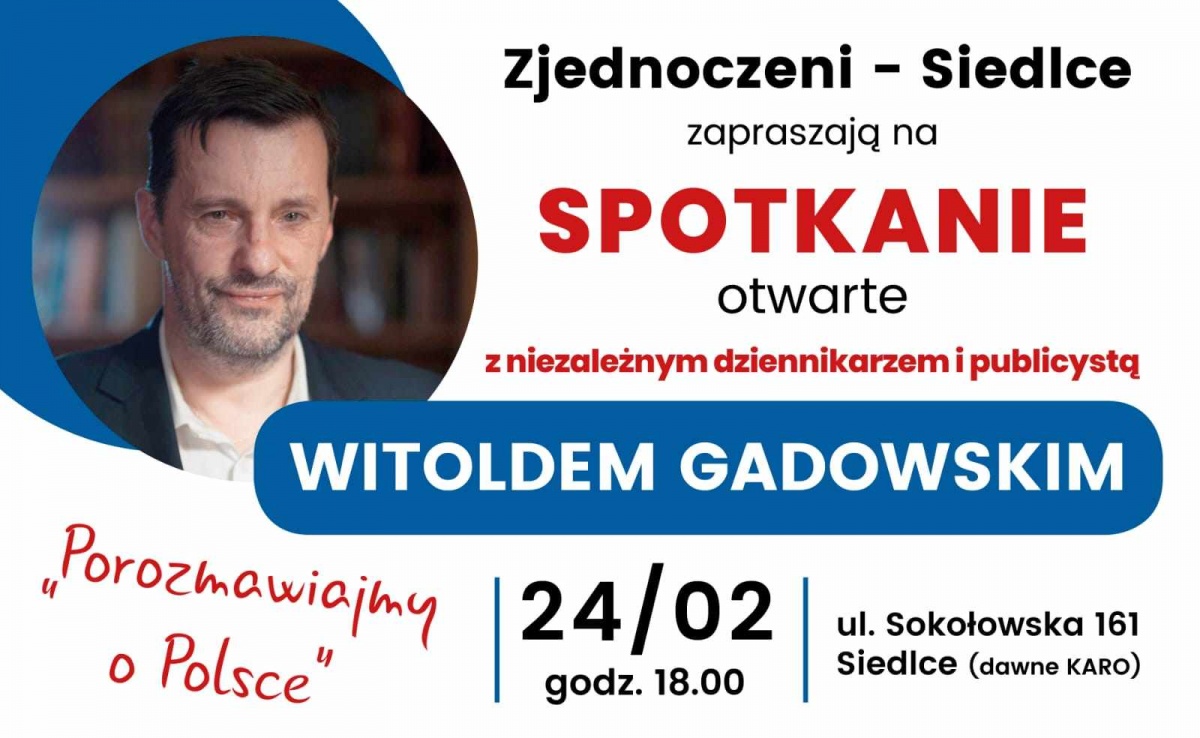 Spotkania z dziennikarzem Witoldem Gadowskim