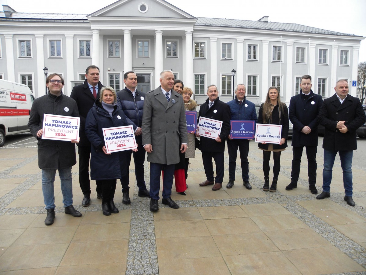 To już oficjalne: Hapunowicz w wyborach na prezydenta Siedlec