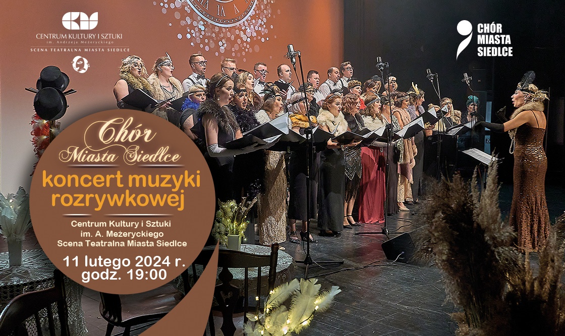 Chór Miasta Siedlce w rozrywkowej odsłonie
