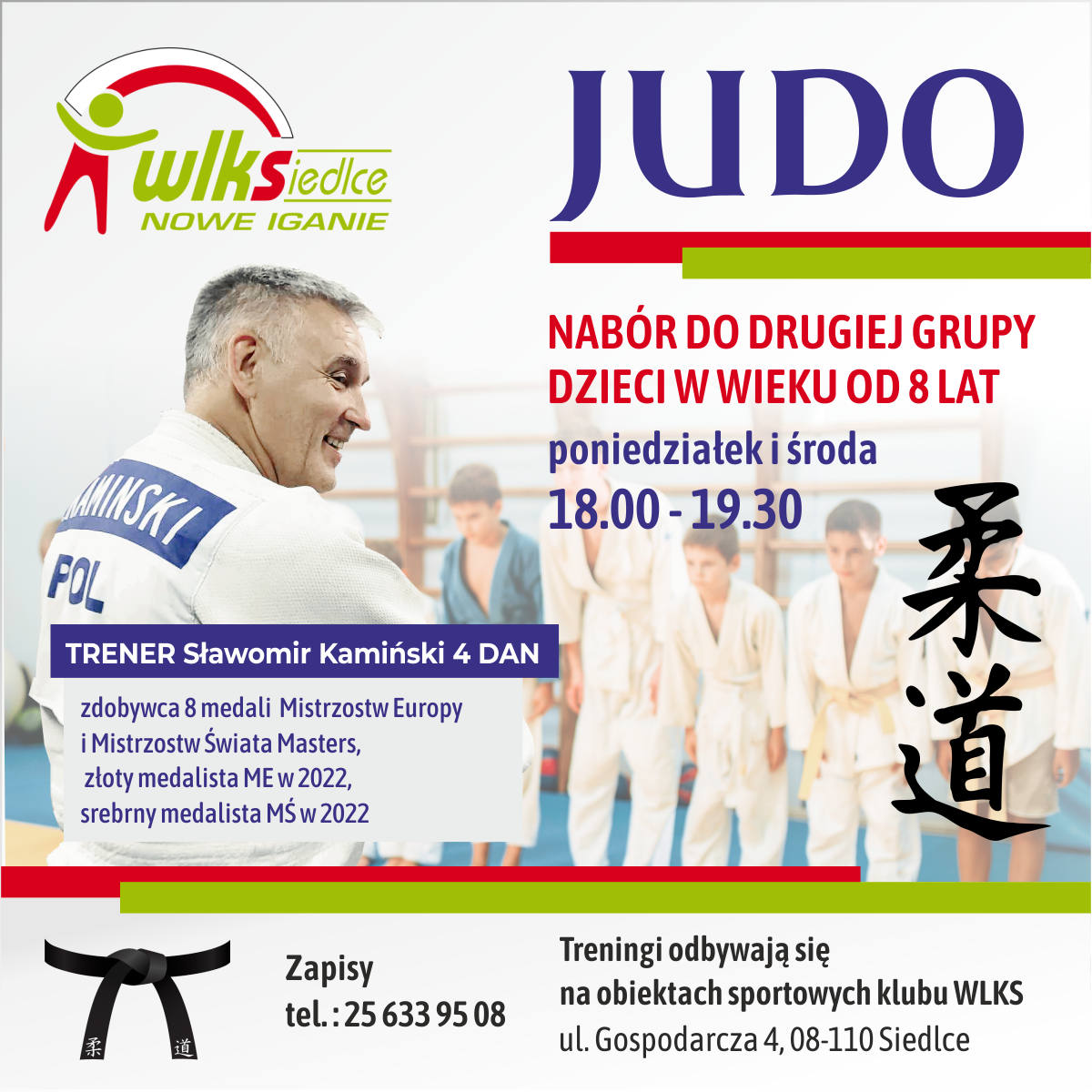 Treningi pod okiem mistrza - nowy trener judo WLKS