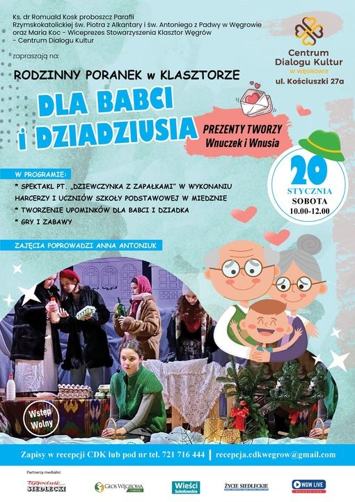 Rodzinny Poranek w klasztorze: Dla Babci i Dziadziusia