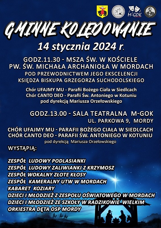 Gminne kolędowanie w Mordach
