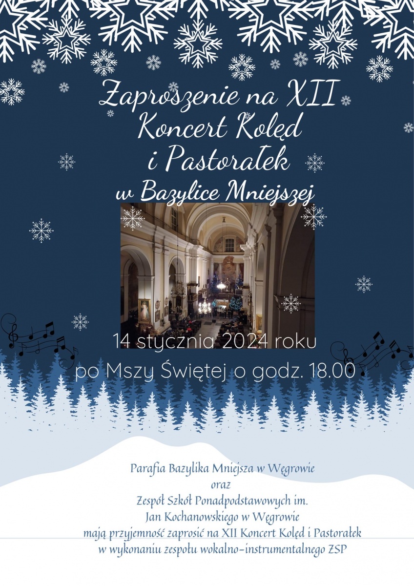 Koncert kolęd i pastorałek w Bazylice Mniejszej