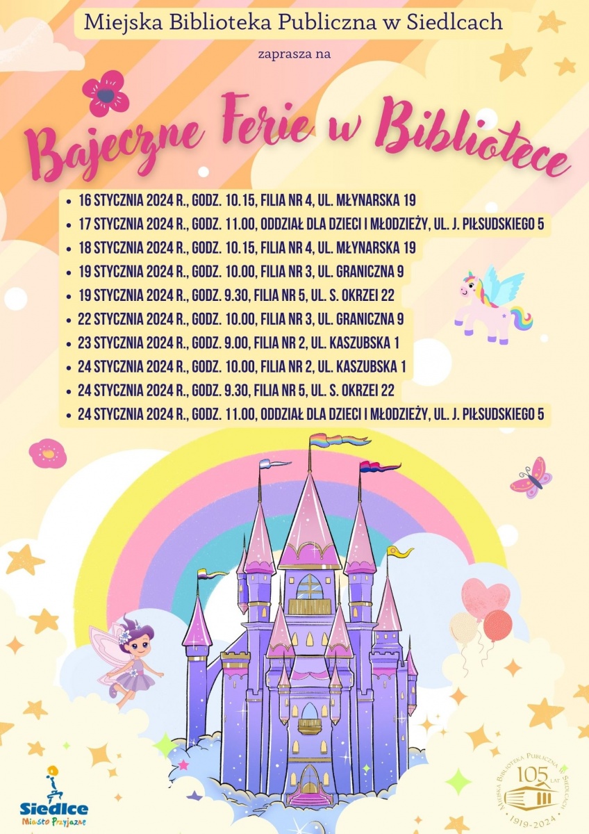 Bajeczne Ferie w Bibliotece