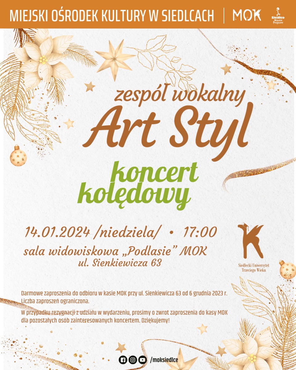 Koncert kolędowy zespołu Art Styl
