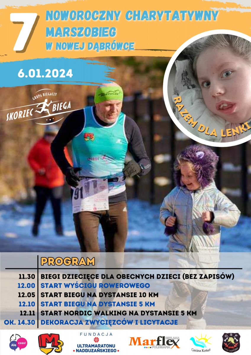VII Noworoczny Charytatywny Marszobieg w Nowej Dąbrówce