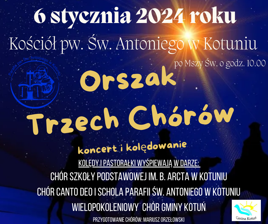 Orszak Trzech Chórów w Kotuniu