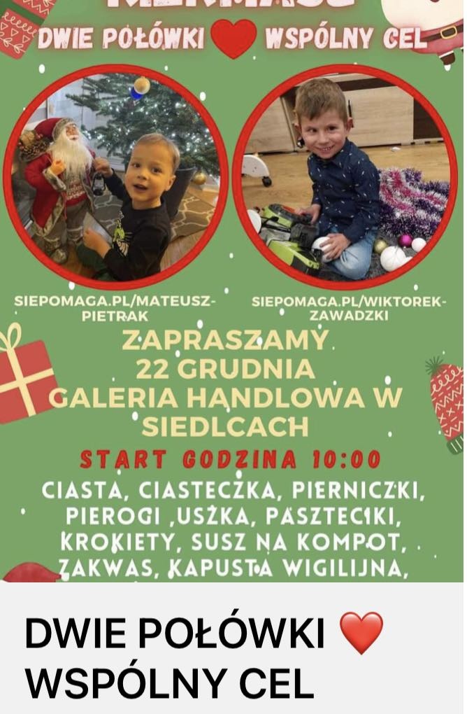 Dzisiaj kiermasz w Galerii. Kupicie świąteczne potrawy!