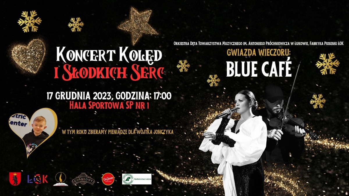 Łuków: Z kolędami i sercem dla Wojtka. Gwiazdą wieczoru zespół Blue Cafe.