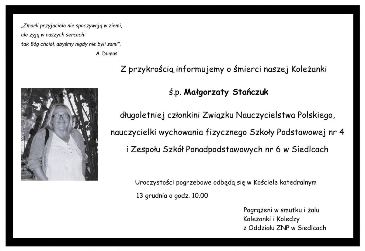 Ostatnie pożegnanie Małgorzaty Stańczuk