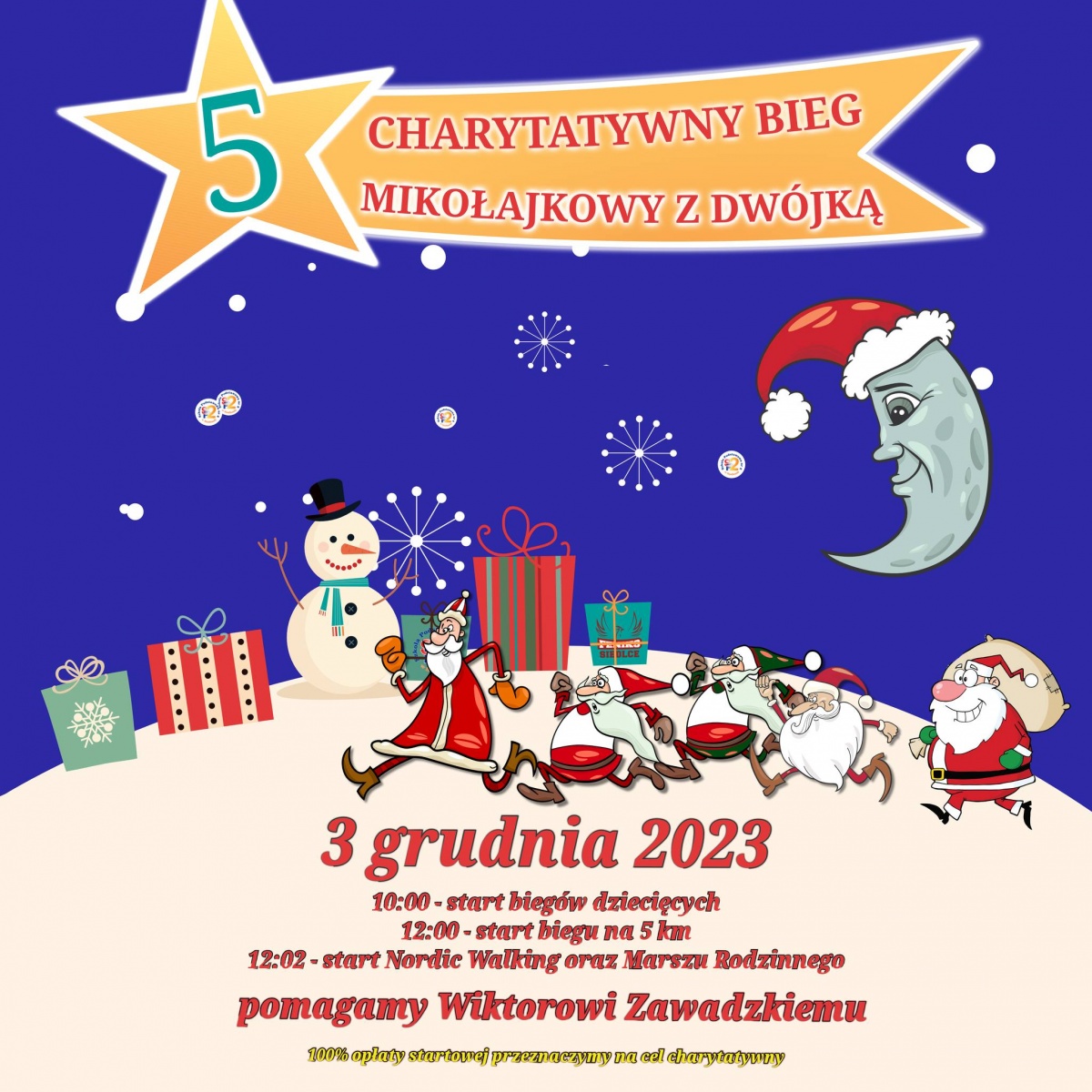 Mikołaje pobiegną dla Wiktorka Zawadzkiego