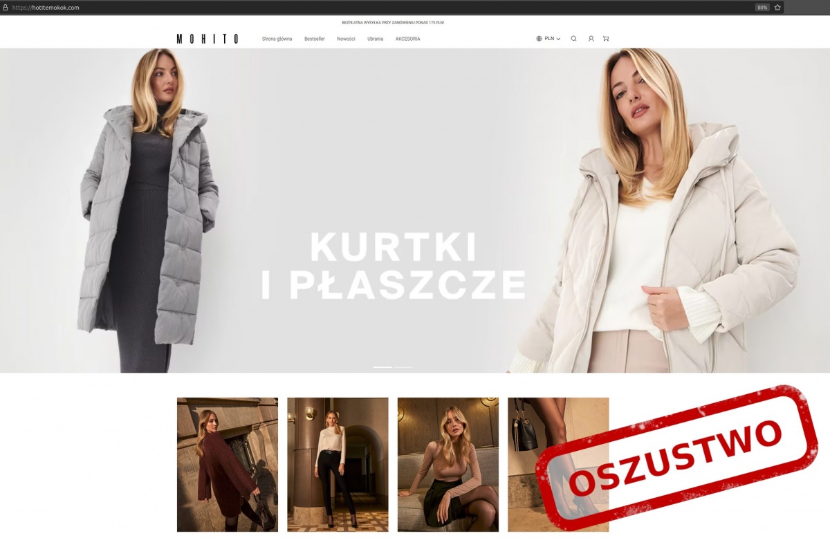 Uważajcie na Black Friday i wyprzedaże! Oszuści podszywają się pod znane firmy odzieżowe!