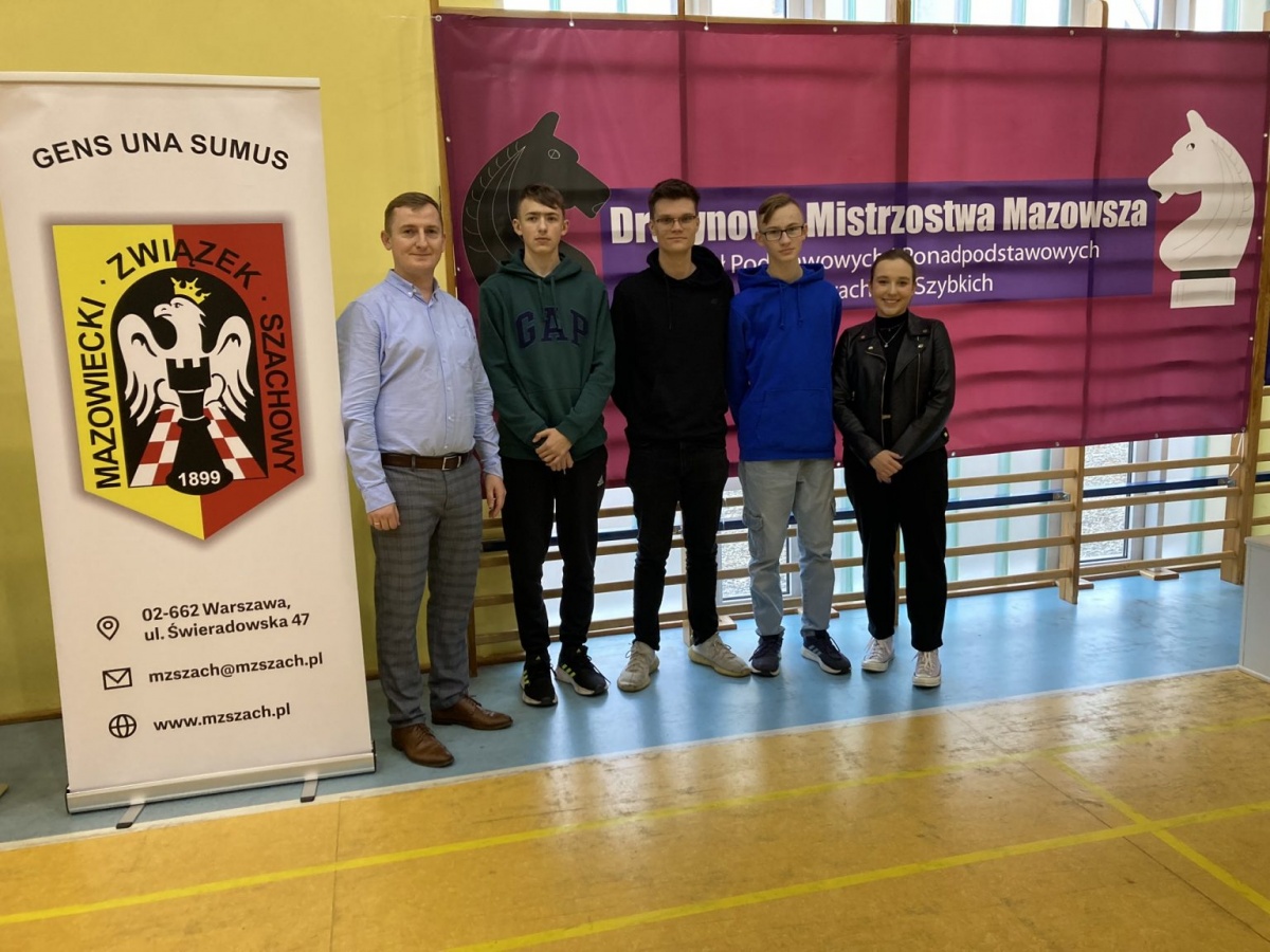 Siedlecki „Prus” ze srebrem Drużynowych Mistrzostw Mazowsza w szachach