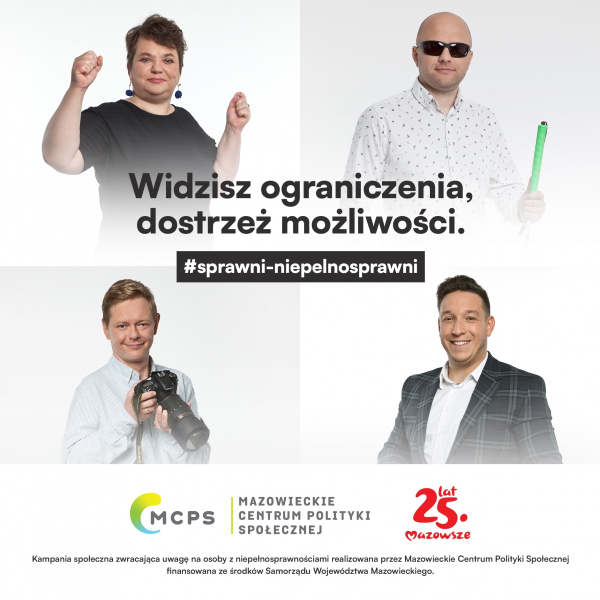 Opis kampanii społecznej MCPS Niepełnosprawni - sprawni