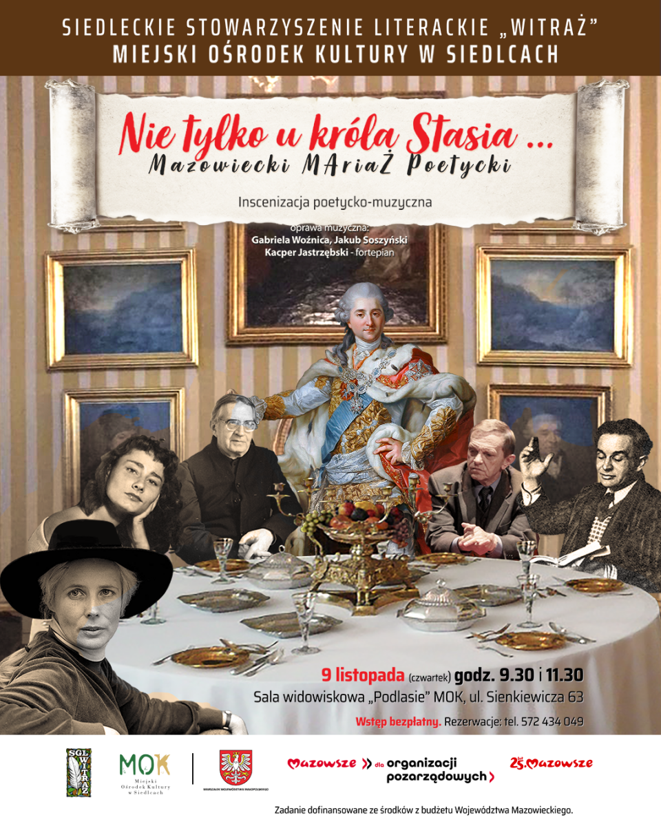 Inscenizacja poetycko-muzyczna Siedleckiej Grupy Literackiej „Witraż”