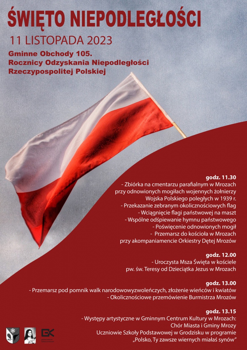 Obchody Święta Niepodległości w Mrozach