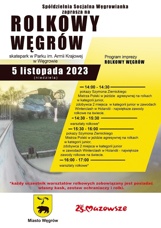 Warsztaty rolkowe w skateparku